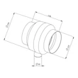 Kép 5/5 - Kondenzvíz Gyűjtő Ø 125 mm