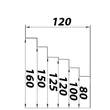 Kép 2/2 - Univerzális PVC szűkítő O 80 - 100 - 120 - 125 - 150 - 160 mm 