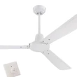 Kép 1/8 - Mennyezeti ventilátor Westinghouse Urban Gale fali kapcsolóval, fehér