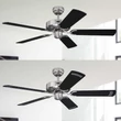 Kép 8/10 - Mennyezeti ventilátor Westinghouse Cyclone fekete, ezüst csíkokkal