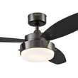 Kép 1/9 - Westinghouse Alloy mennyezeti ventilátor - fekete, grafit