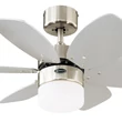Kép 1/8 - Mennyezeti ventilátor Westinghouse Flora Royale fehér, ezüst
