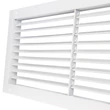 Kép 4/6 - szellőzőrács szabályozható zsaluval 600x200 mm, fehér