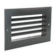 Kép 2/5 - fém szellőzőrács szabályozható zsaluval 250x100 mm, szürke