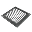 Kép 2/5 - fém szellőzőrács szabályozható zsaluval 350x350 mm, szürke