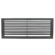 Kép 3/5 - fém szellőzőrács szabályozható zsaluval 500x200 mm, szürke