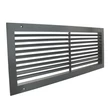 Kép 2/6 - szellőzőrács szabályozható zsaluval 600x300 mm, szürke