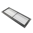 Kép 3/6 - szellőzőrács szabályozható zsaluval 600x300 mm, szürke