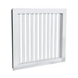 Kép 1/3 - Műanyag szellőzőrács fix zsaluval GPU 303x303 MM