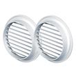 Kép 2/3 - Műanyag szellőzőrács rovarhálóval 50mm/ 2db
