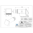 Kép 3/3 - Fali átvezető szett 150 mm Aerauliqa