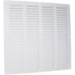 Kép 1/2 -  GMP 400N fém szellőzőrács rovarhálóval 400x400 fehér