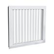 Kép 1/3 - Műanyag szellőzőrács fix zsaluval GPU 363x363 MM