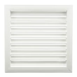 Kép 1/2 - Műanyag szellőzőrács fix zsaluval GPU 512 x 512 MM 