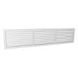 Kép 1/2 - Műanyag fehér szellőzőrács fix zsaluval 1350x600 mm