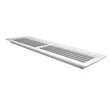 Kép 4/5 - Alumínium szellőzőrács fix zsaluval 900x500 mm