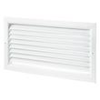 Kép 1/5 - Alumínium szellőzőrács fix zsaluval 250x200 mm