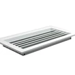 Kép 2/5 - Alumínium szellőzőrács fix zsaluval 250x200 mm