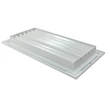 Kép 4/5 - Alumínium szellőzőrács fix zsaluval 250x200 mm