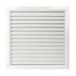 Kép 1/7 - Alumínium szellőzőrács fix zsaluval 450x450 mm