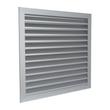 Kép 2/3 - Alumínium szellőzőrács fix zsaluval GRW 500x500 mm