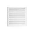 Kép 1/4 - Műanyag szellőzőrács rovarhálóval 250x250 mm