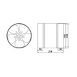 Kép 3/3 - Fém csőventilátor VPI 200 mm
