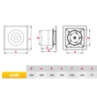 Kép 4/6 - FÜRDŐSZOBA VENTILÁTOR AWENTA 100 LOOP MOZGÁSÉRZÉKELŐVEL