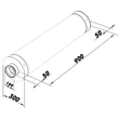 Kép 4/4 - Légtechnikai hangtompító 200/900 mm