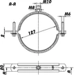 Kép 3/4 - Gumis bilincs légtechnikai csővezetékhez Ø 125 mm