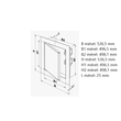 Kép 4/4 - Zárható fém szervizajtó 500x500 mm
