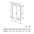 Kép 3/3 - Krómozott acél szervizajtó 150x150