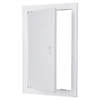 Kép 3/4 - RVDR 400x500 mm szervízajtó fogantyúval, fehér