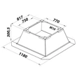 Kép 3/3 - Telepítő keret tetőventilátorokhoz - Ø 560 mm 