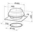 Kép 5/6 - Tetőventilátor Dalap ARKAS - Ø 150 mm 