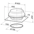 Kép 5/6 - Tetőventilátor Dalap ARKAS - Ø 200 mm