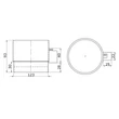 Kép 3/4 - PVC elektromos visszacsapó szelep Ø 125 mm