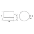Kép 4/4 - PVC elektromos visszacsapó szelep Ø 150 mm