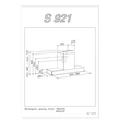 Kép 2/3 - Sirius - konyhai páraelszívó SL-921 TW 52 cm fekete üveg 