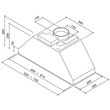 Kép 3/3 - Sirius - konyhai páraelszívó SLT-900 70 cm 