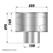 Kép 4/4 - Tetősapka Cagi Ø160