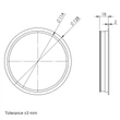 Kép 5/5 - Műanyag végzáró kerek csőbe, Ø 125mm