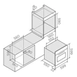 Kép 2/5 - ELICA - Beépíthető sütő VIRTUS MULTI 60 TFT BL 