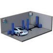 Kép 5/5 - Falra szerelhető elektromos hőlégfúvó ventilátorral 12kW