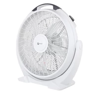 Fehér színű padló ventilátor, Ø 50 cm