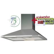 Cata - konyhai páraelszívó V-600 X/L inox + BK150 ECO bekötő szett