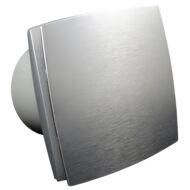 Fürdőszoba ventilátor Dalap 125 BF ezüst színű, emelt teljesítménnyel