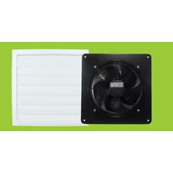 Ipari fali ventilátor RAB TURBO 300, gravitációs zsaluval, szett