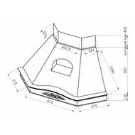 Kdesign - Páraelszívó GLENDA SAROK T600