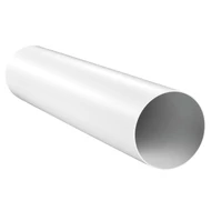 Merev PVC szellőzőcső Ø125mm/0,5m